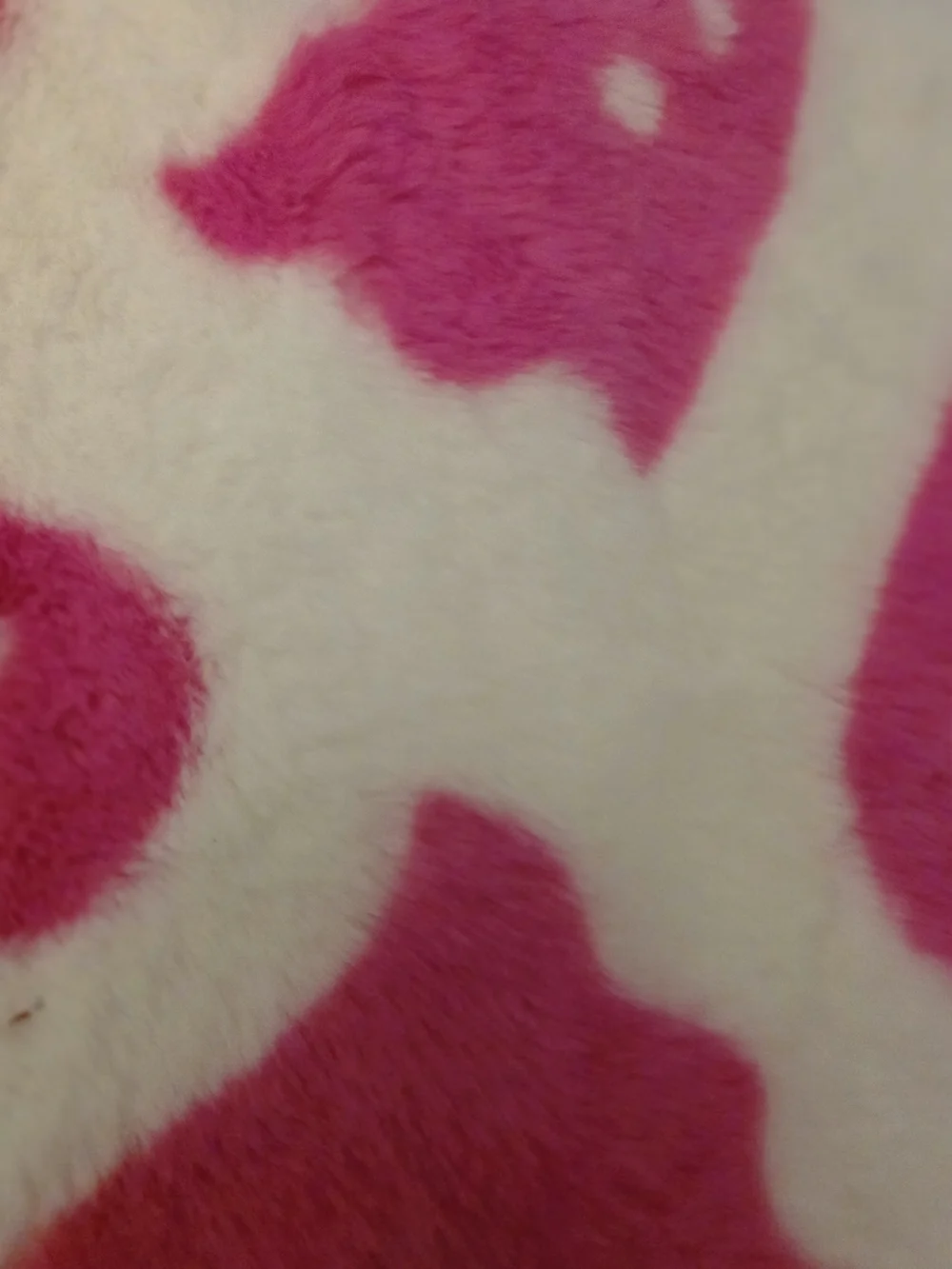 Storehouse Seasonal Oversized Faux Fur Throw - Pink & White